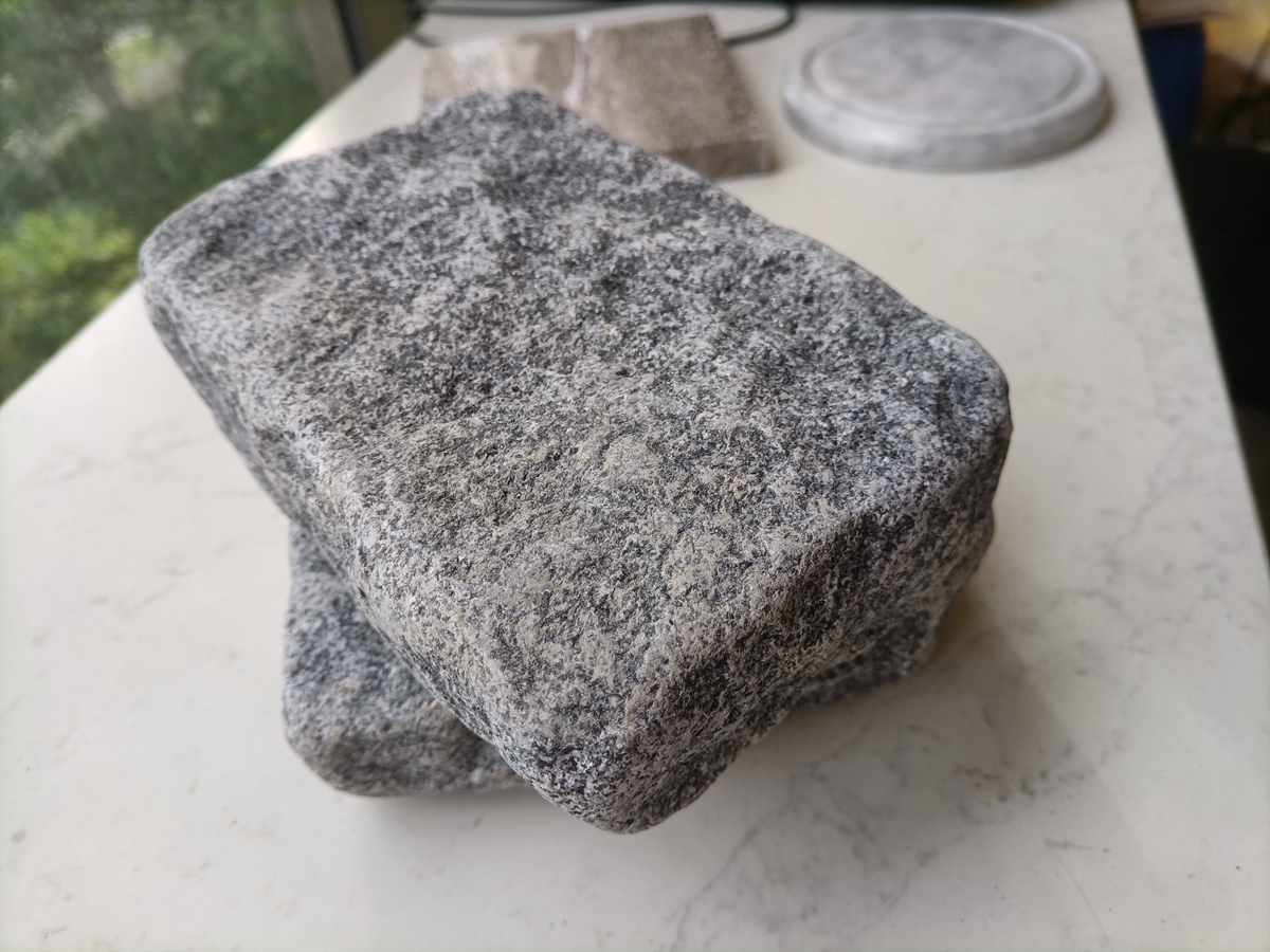 Original G654 dark grey granite Cobblestone 10x20x5cm tumble finished