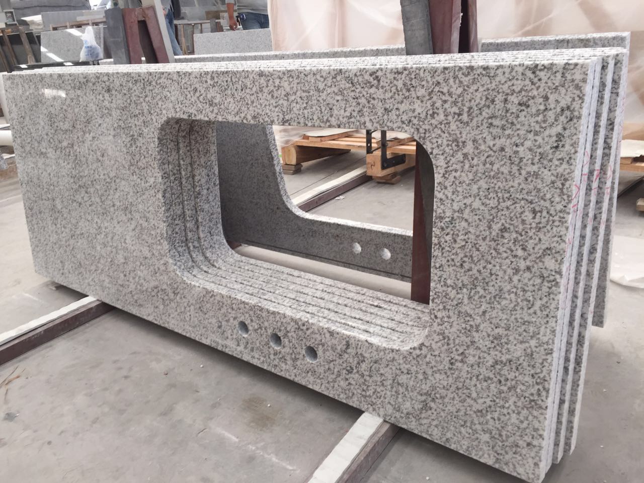 G603 light grey granite Countertops cheapest granite countertops