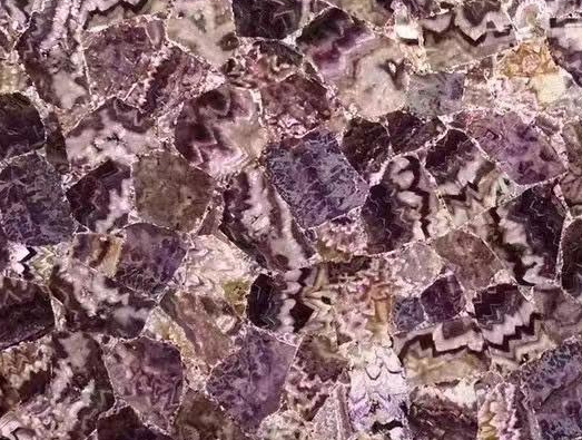 Purple Fluorite Semiprecious Stone