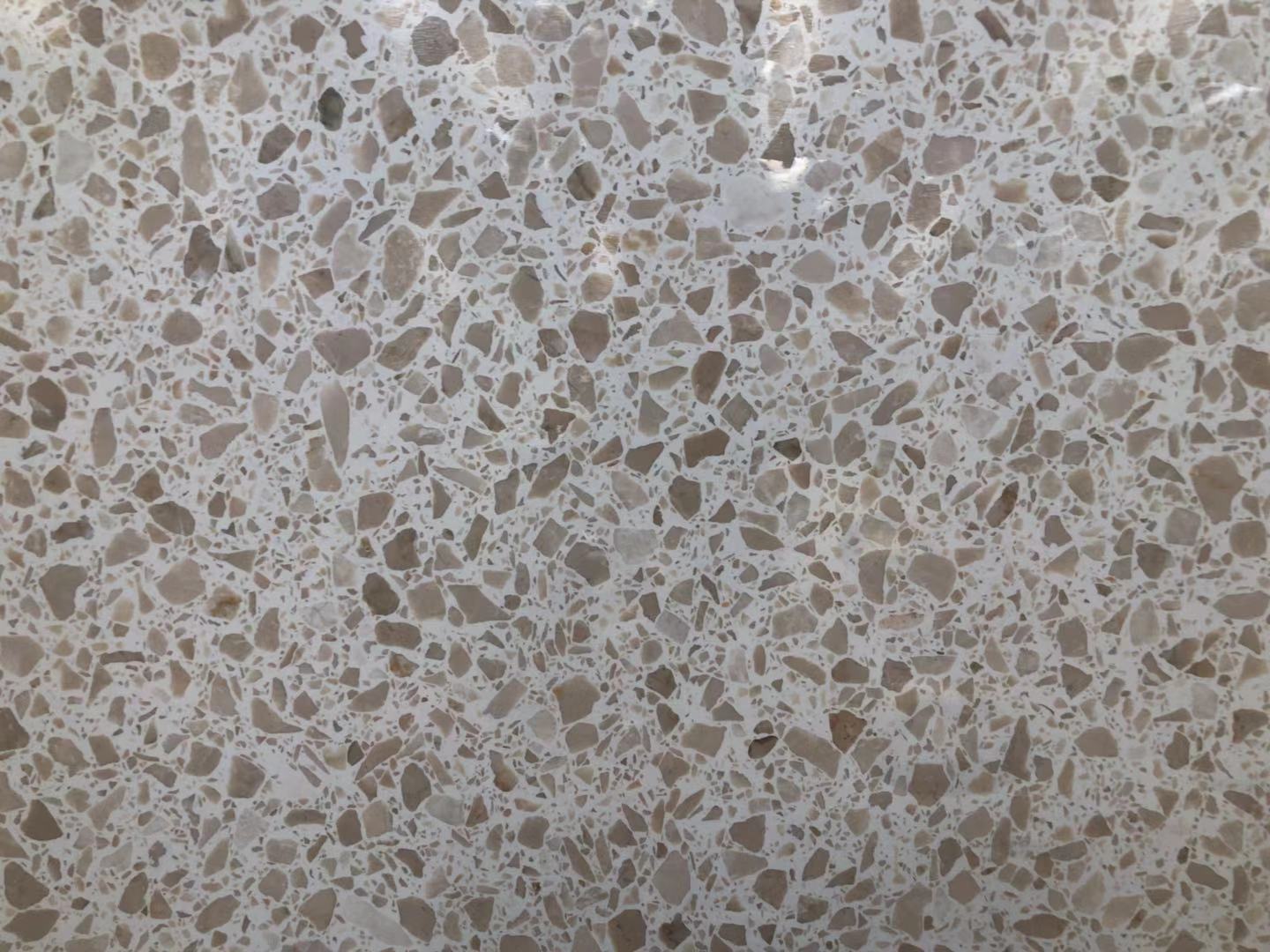 Light beige Terrazzo Floor Tiles