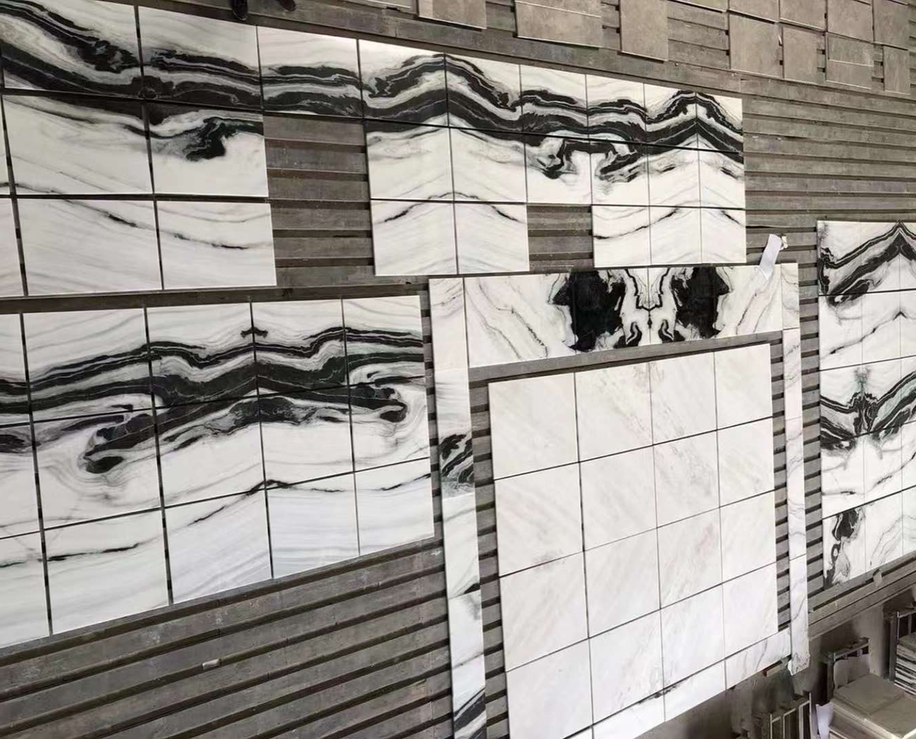 Original Panda White Marble Project Tiles