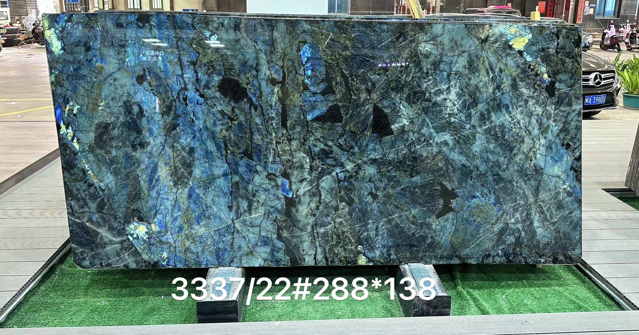 Lemurian Blue Granite kitchen Exotic Granite Slabs