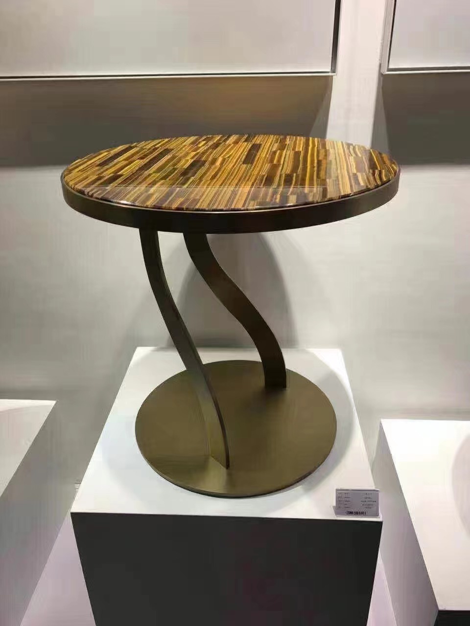 Tiger eye yellow Semiprecious Stone Coffee Table Tops