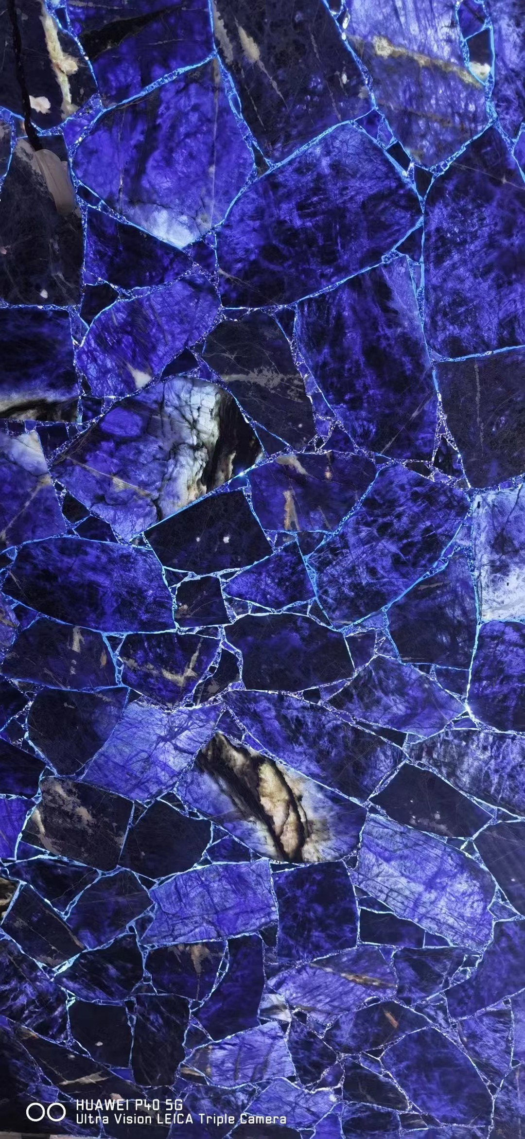 Sodlite Blue Semiprecious Stone Backlit Slabs