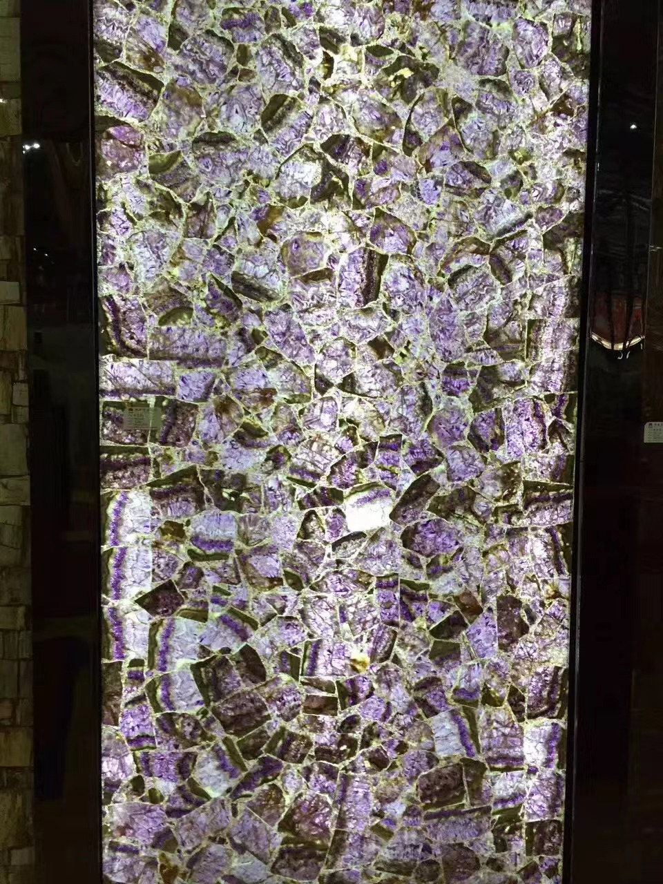 Amethyst purple quartz Semiprecious Stone Slabs