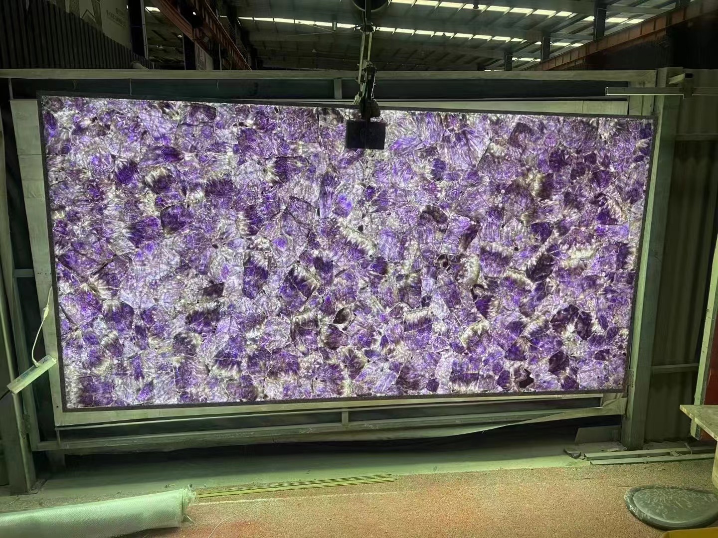 Amethyst purple quartz Semiprecious Stone Slabs