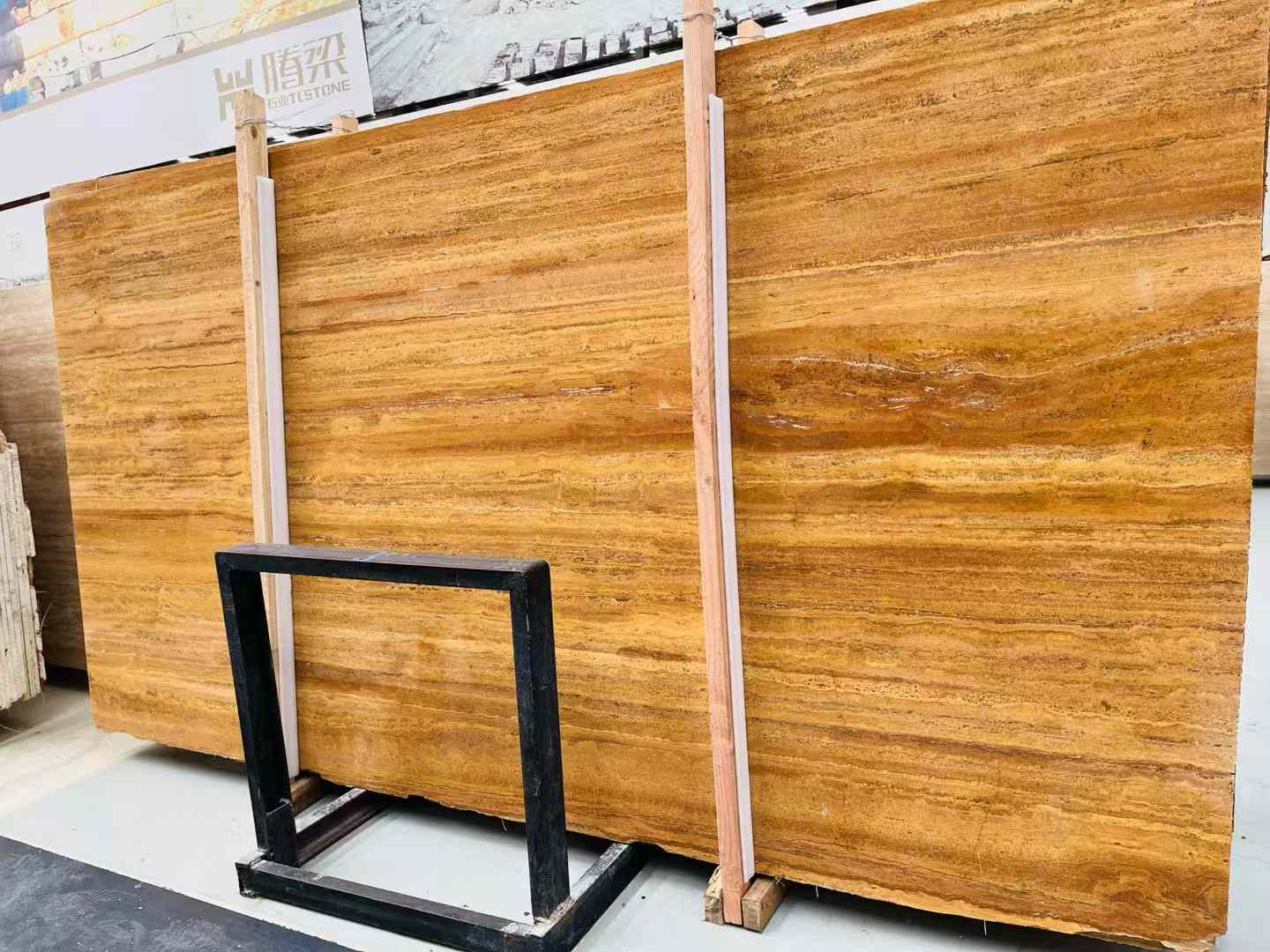 Golden Gold Travertine