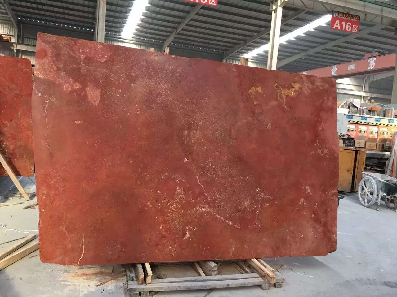 Red Travertine Cross Cut