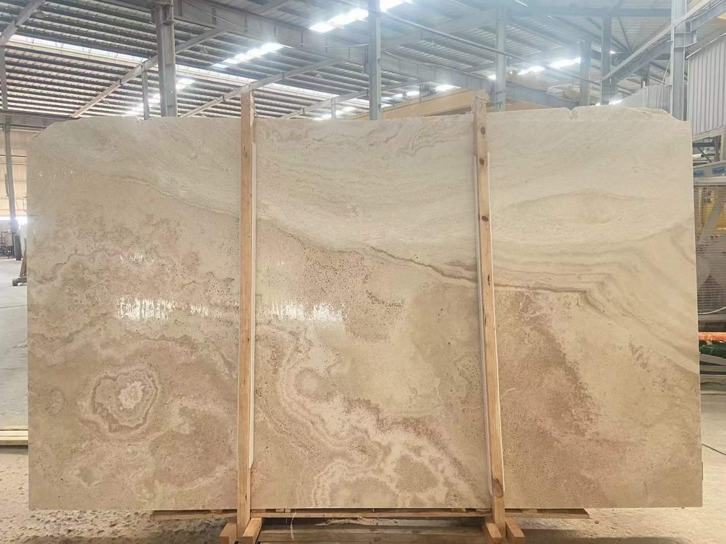 Ivory White Travertine Cross Cut